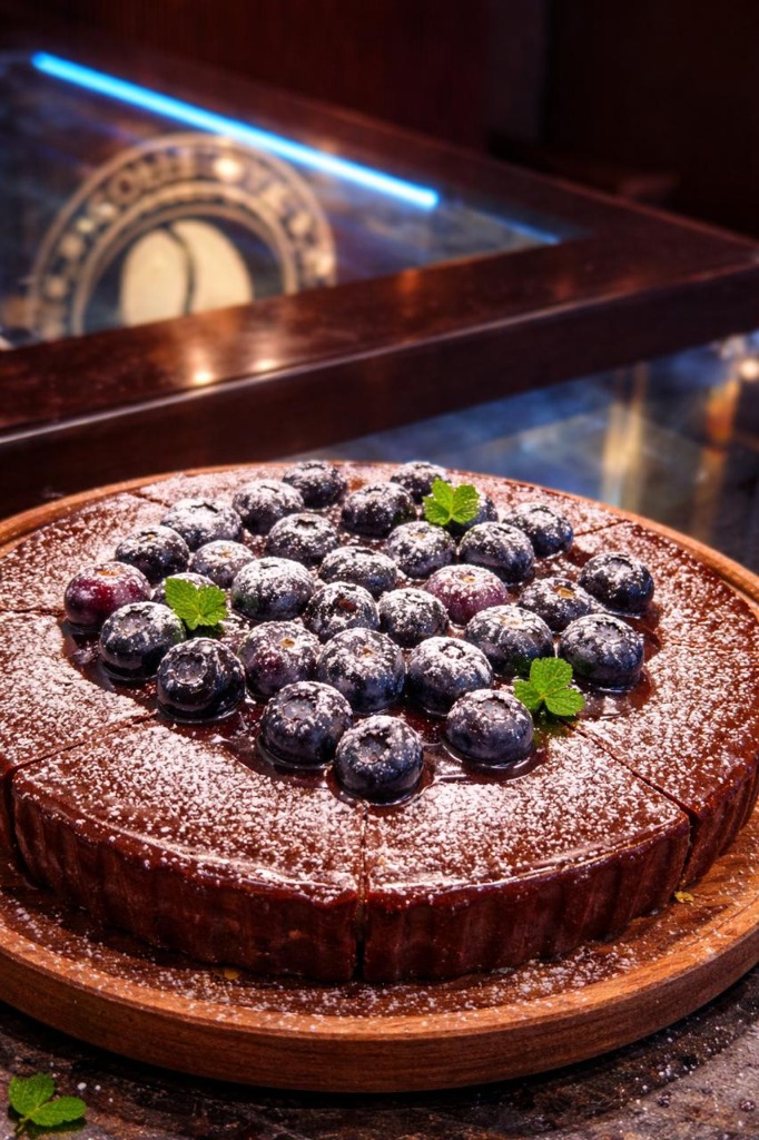 Blueberry Chocolate Tart